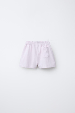 ZARA БАЗОВЫЕ ШОРТЫ, РОЗОВЫЙ