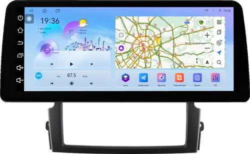 Магнитола для KIA Sorento 1 2006-2011 - FarCar S500+TS10 монитор 12.3" 2K QLED на Android 14, Быстрая, CarPlay, 4G SIM-слот