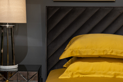 Наволочки 2шт 50х70 Garda Decor Сопрано горчичные