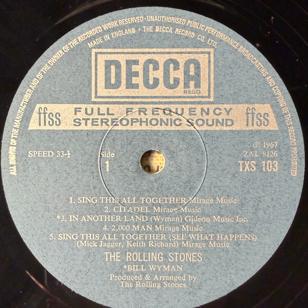 The Rolling Stones ‎– Their Satanic Majesties Request (Англия 1972г.)
