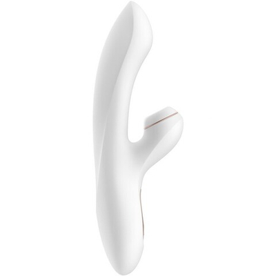Вибромассажер кролик с вакуумно-волновой клиторальной стимуляцией Satisfyer Pro G-Spot Rabbit , (11 режимов ) (Цвет: белый)