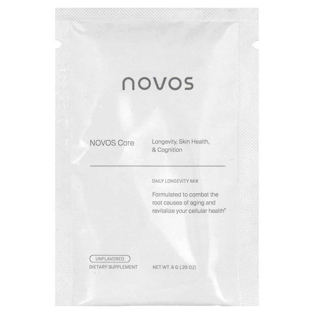 NOVOS, NovosCore, без добавок, 30 пакетиков, 8 г (0,28 унции) каждый
