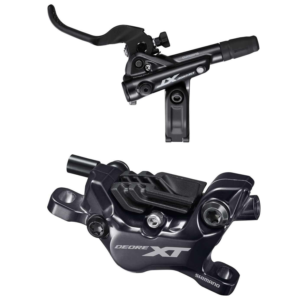 Тормоз дисковый Shimano BL-MT8100 + J05A-RF правый/задний 1600мм OEM упаковка