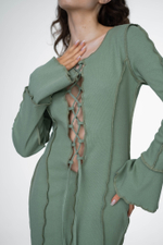 Платье EXOTICA olive S