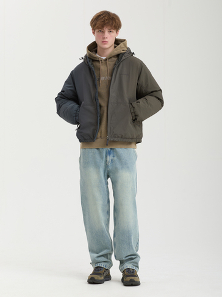 Мужской Пуховик Washed