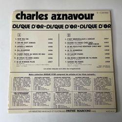 Винтажная виниловая пластинка LP Шарль Азнавур Charles Aznavour Le Disque D'or De Charles Aznavour (Франция 1972)