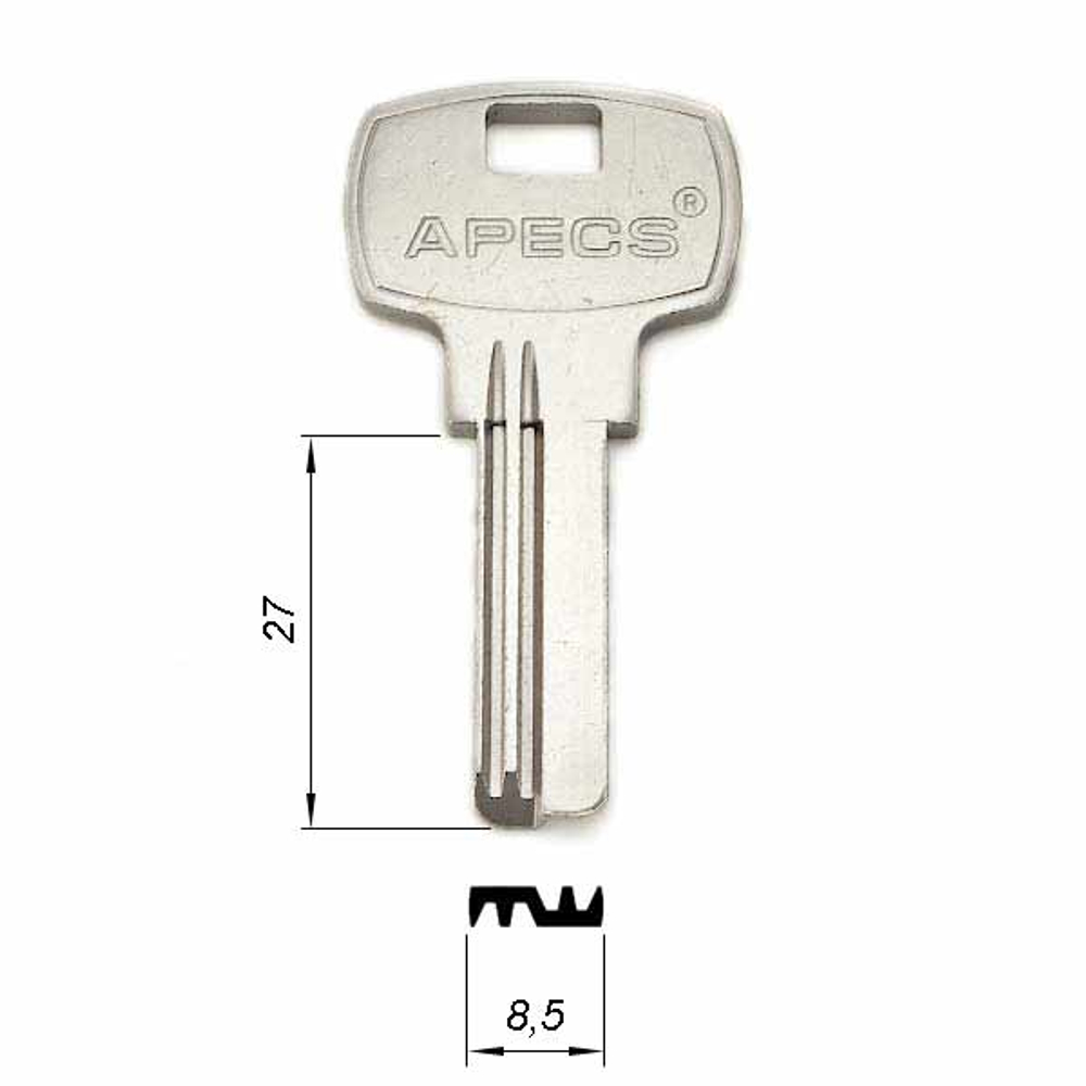 AP1D AP-M (2п) (27х8.5x2.3) APECS Китай