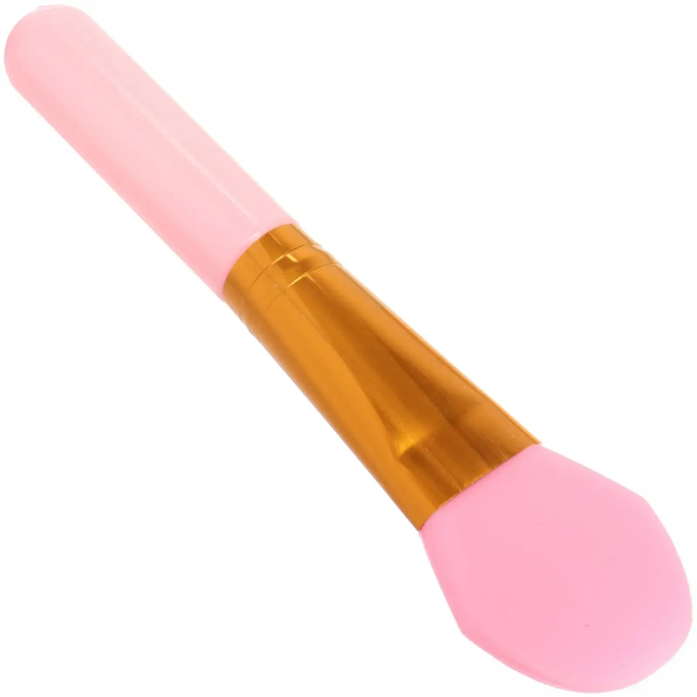 Кисть силиконовая для нанесения маски «Beauty», срезаная, микс 2 цвета, 14*3см
