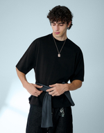 Мужская плотная футболка boxy fit - BERSHKA