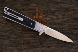 Нож складной Artisan 1802P-BKC Classic, клинок 98мм, сталь D2, рукоять G10