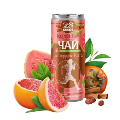 Коричный чай «Колд Брю» Грейпфрут + Гуава