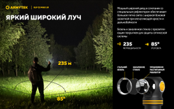 Фонарь Armytek Elf C2 Max LR USB-C Белый