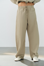 БРЮКИ ИЗ ТЕХНИЧЕСКОЙ ТКАНИ С РЕЗИНКОЙ — ZARA