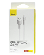 Usb Кабель-зарядка Lightning Baseus Cafule 2.4A 1м (CALJK-A02) белый
