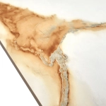 Стол Bradex Home Festa 140x85x77см, керамогранит Calacatte gold мрамор