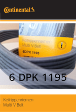 Ремень генератора Continental 6DPK1195