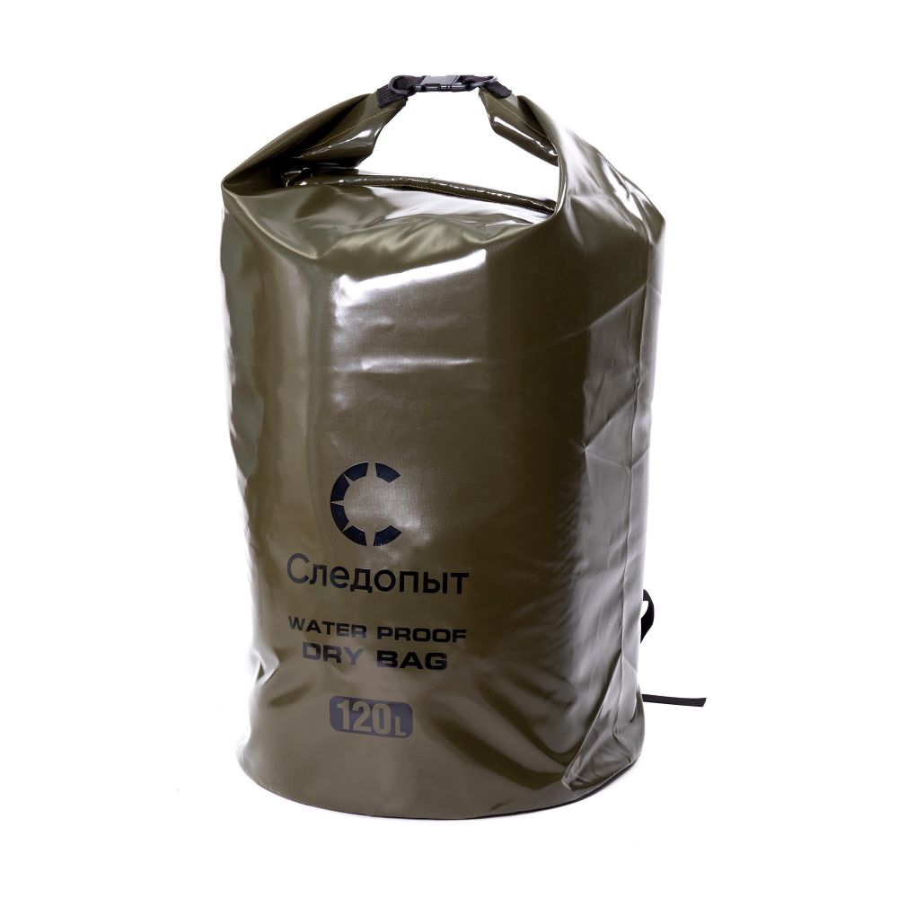 Гермомешок "СЛЕДОПЫТ - Dry Bag",с лямками, 120 л,ПВХ, цв. хаки/20/