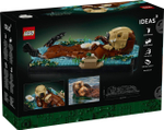Конструктор Лего Идеи Плавающие морские выдры 21366 | LEGO Ideas Floating Sea Otters мама-выдра с детёнышем 1234 дет 18+