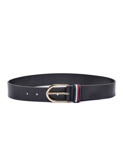Кожаный ремень Tommy Hilfiger - черный(AW0AW16596)