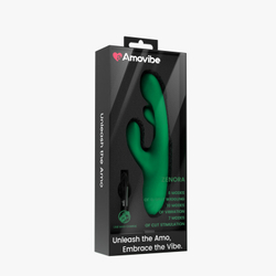 Amovibe Zenora Вибростимулятор 10F с 3мя моторами Green -- AMO-V-006