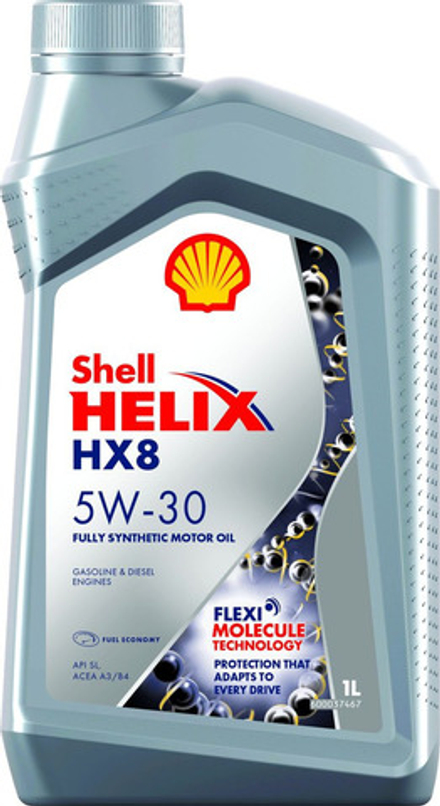 Моторное масло Shell HX8 5w30 1л синтетика