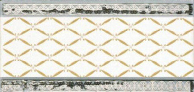 Бордюр NOBLESSE + LORD CENEFA DELIS BLANCO SILVER