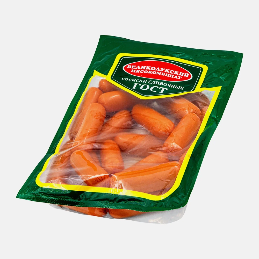 Сосиски Сливочные 600г
