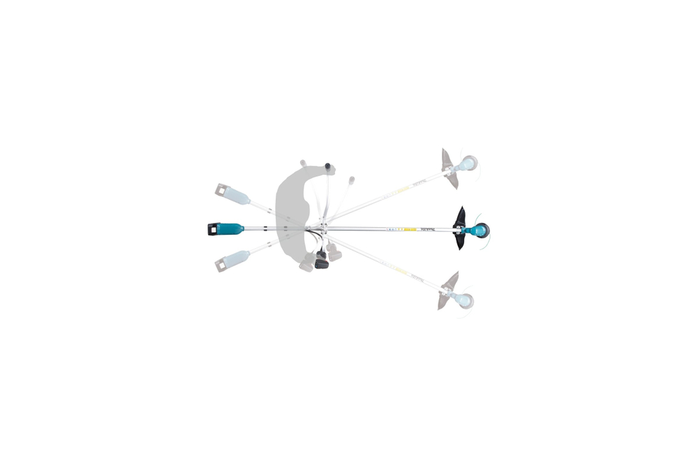Аккумуляторная коса Makita LXT BL 18В велорукоятка, d-30 см, M10xLH, 2xBL1850B,DC18RC ADT DUR190URT3