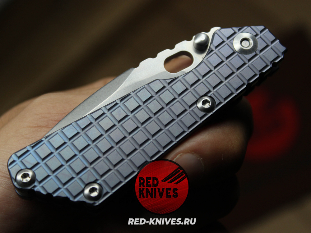 Нож Strider PT Titanium FRAG - рукоять титан, клинок стоунвош RK/Н124