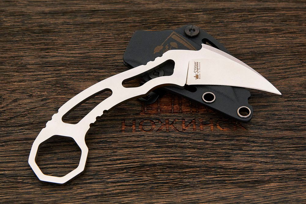 Нож EDC керамбит Kizlyar Supreme Reaper, клинок 63мм, сталь N690