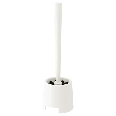 Ерш/держатель для унитаза BOLMEN, белый IKEA BOLMEN (Из Финляндии)