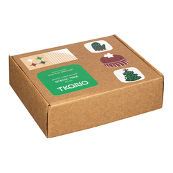 Декор новогодний 20см Tkano Scenic tree New Year Essential