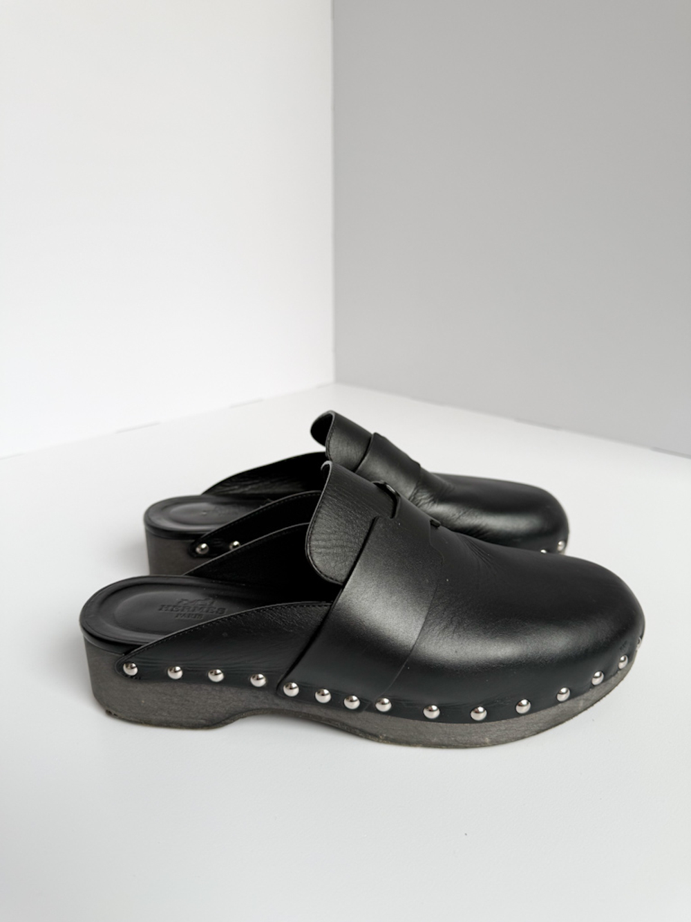 Кожаные сабо Hermes, 38