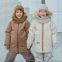Снуд из смесовой шерсти "Экрю"