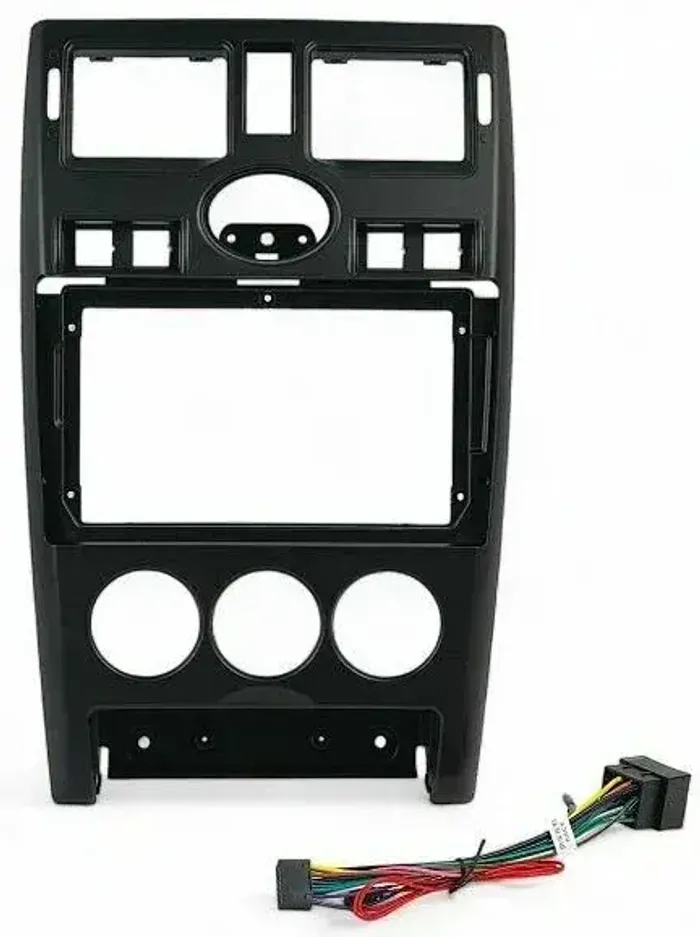 Магнитола для Lada Priora 2007-2013 (рамка черная) - Kuberg OL-9066-1 QLed, Android 13, Быстрейшая, CarPlay, SIM-слот