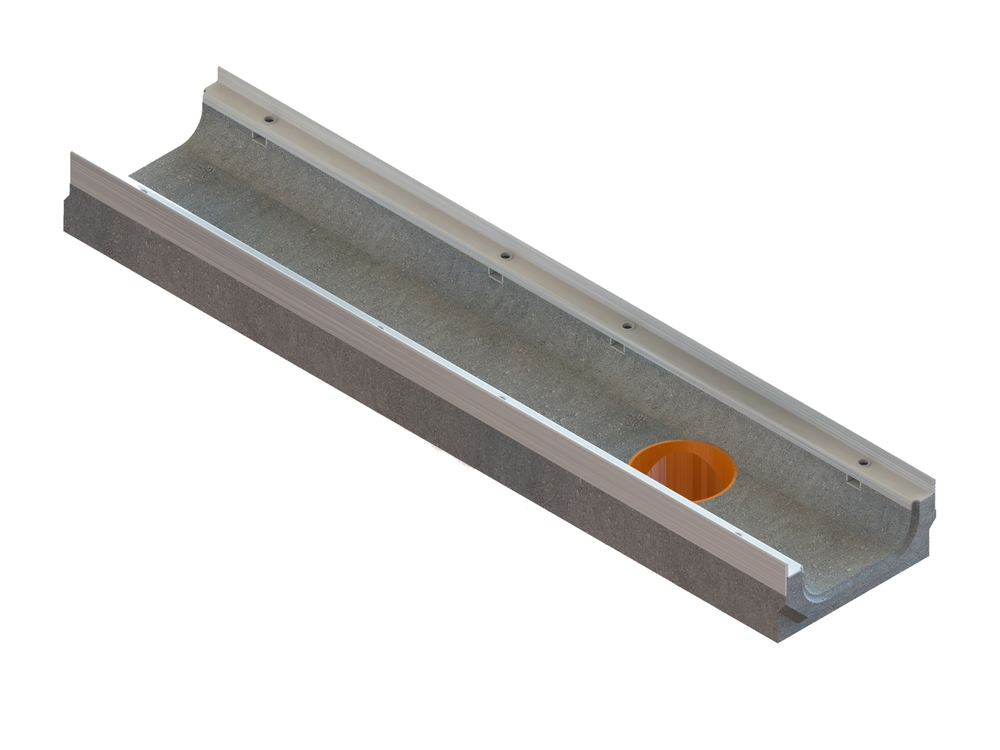 Лотки водоотводные бетонные BetoMax Drive DN150 каскадом h155-h310 под решетку кл.С250