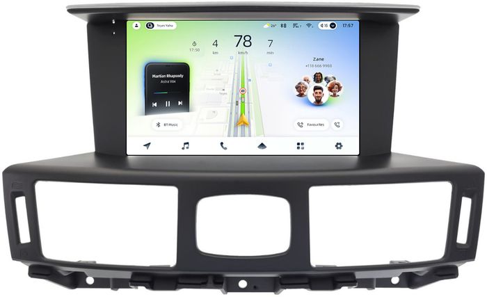 Магнитола для Infiniti Q70 M25 M37 2009-2016 - Teyes CC4L-DTS монитор 9" IPS, Android 14, Быстрая, Snapdragon 662, CarPlay, 4G SIM-слот