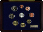ФИНЛЯНДИЯ, 2003, ЕВРОНАБОР ИЗ 8 МОНЕТ И ЖЕТОНА [DIAMOND PROOF SET]