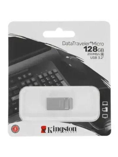 Память USB Flash 128 ГБ DataTraveler DTMC3G2/128GB SILVER