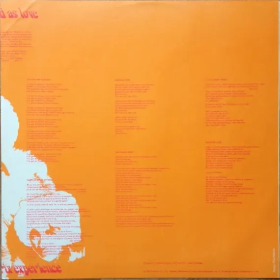 The Jimi Hendrix Experience - Axis: Bold As Love (Stereo Version) LP