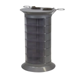 Парикмахерская тележка GiroCo Doble Plus, черный