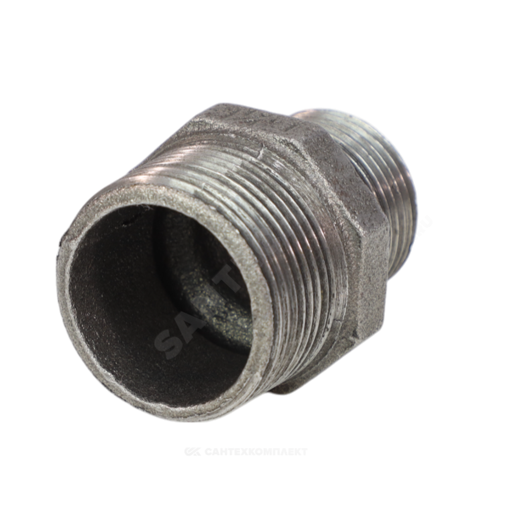 Ниппель переходной чугун Ду 20х15 (3/4"х1/2") НР Fittex PLUS