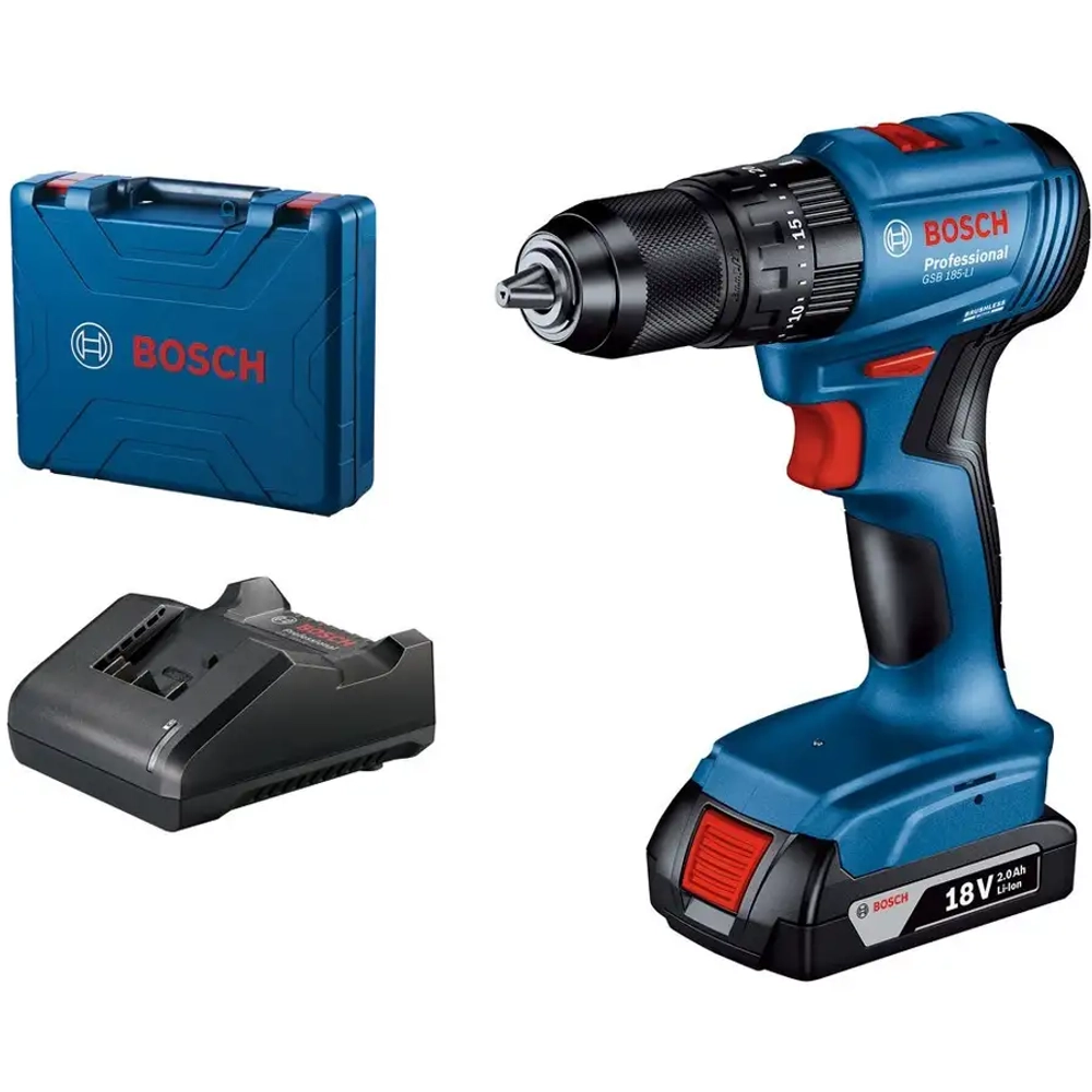 Аккумуляторный ударный шуруповёрт Li-Ion GSB 185-LI BOSCH 06019K3101