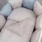 Комплект постельного белья Lollycottons Кролик Лаппин универсальный 6 предметов, Голубой