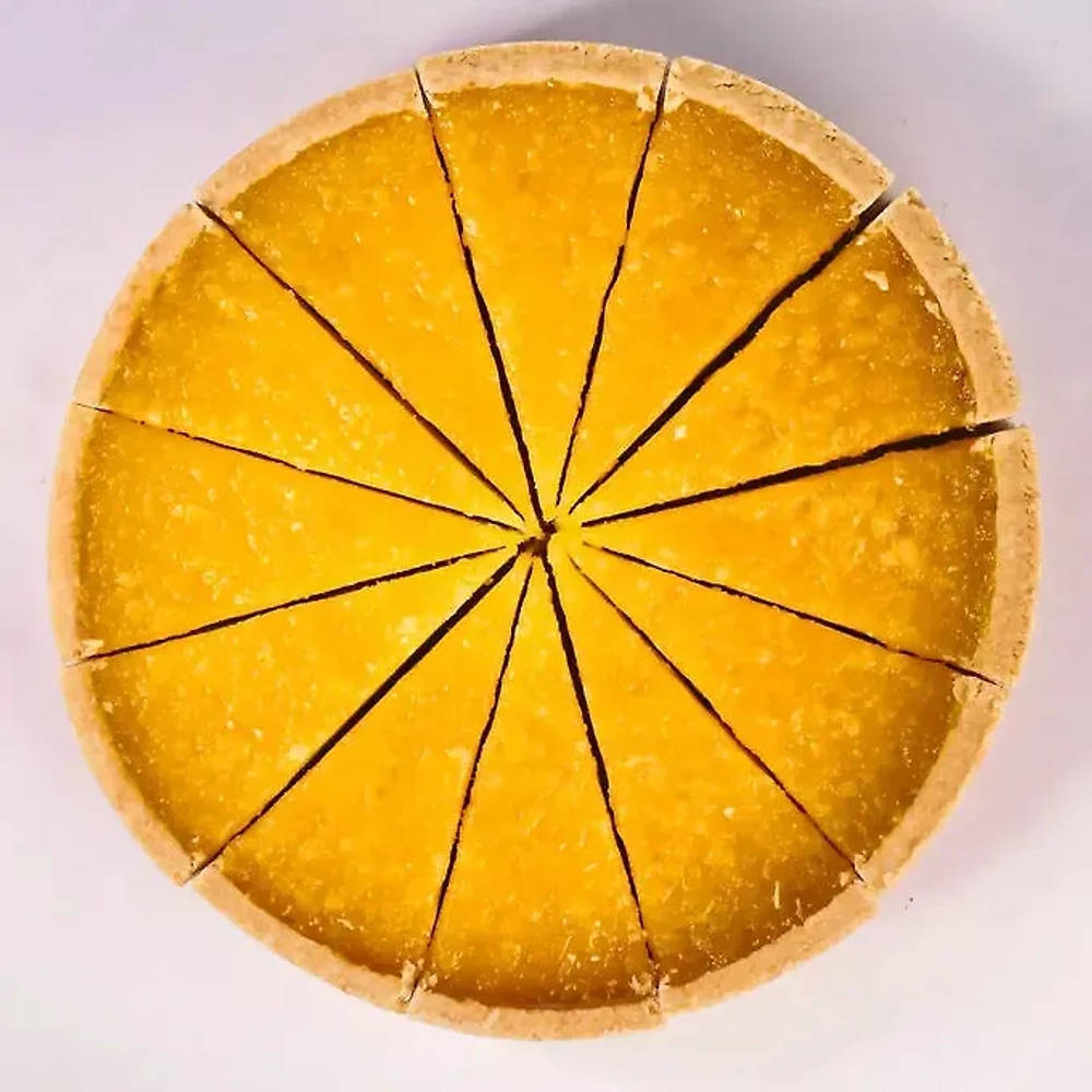 ТАРТ ЛИМОННЫЙ, пирог, 1,2кг/шт, нарезан 12 порций, заморож, Чизберри,