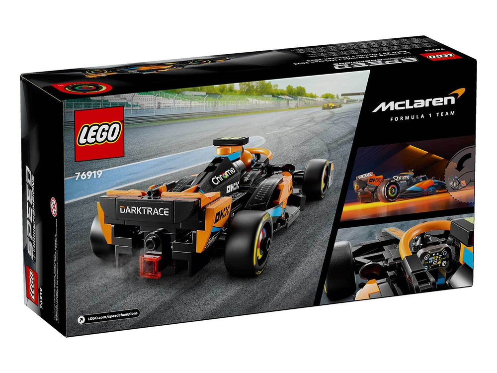Конструктор Лего Спид Чемпионс Гоночный болид Макларен Формулы-1 LEGO Speed Champions McLaren Formula 1 Race 2023 76919