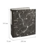 Регистратор под мрамор, мет.уг. 75 мм, 10 шт, Classic Lite A4 арочный механизм, EC102825, Expert Complete