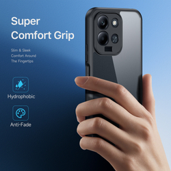 Чехол прозрачный с черными рамками для Xiaomi Redmi 17 4G и 5G, серия Aimo Series Case от Dux Ducis
