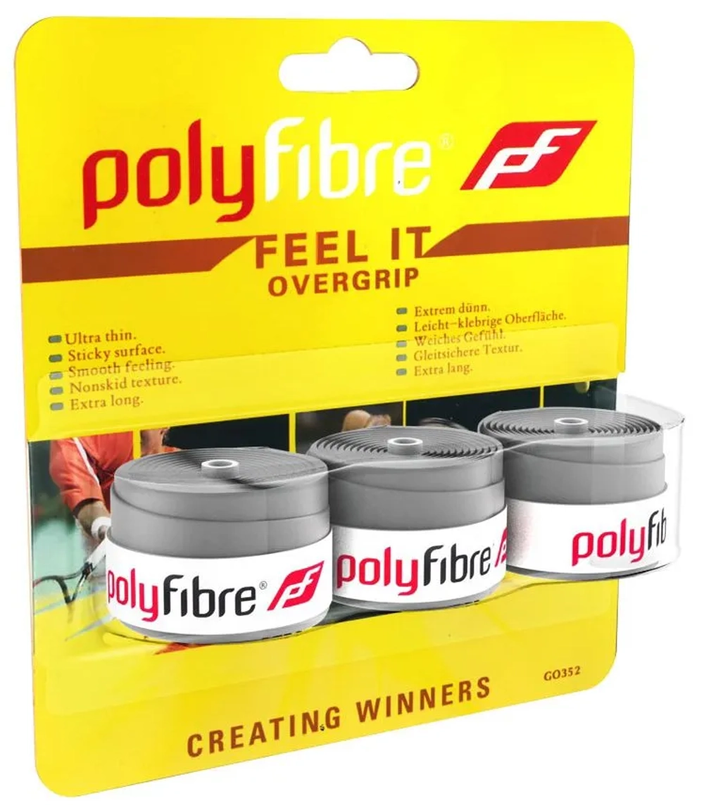 Теннисные намотки Polyfibre Feel It Overgrip 3P