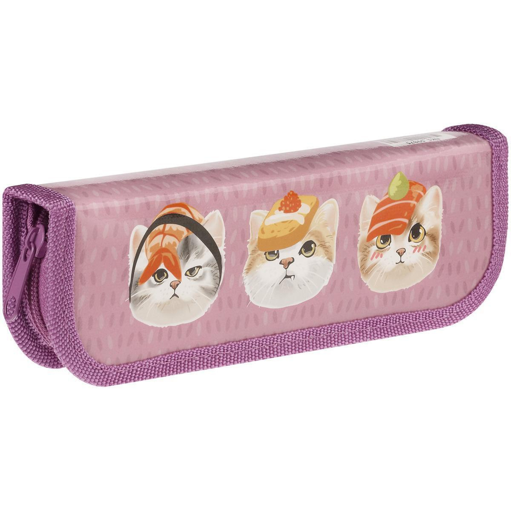 Пенал 1 отделение 190*60 "Suchi Cats" (Спейс)